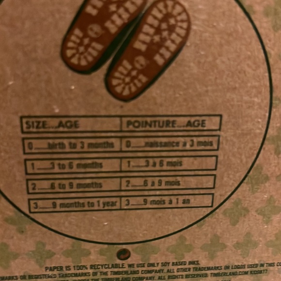 Timberland Infant Shearling crib booties boot shoe pink Girls Size 2 Baby 6-9 Mo - Picture 9 of 11